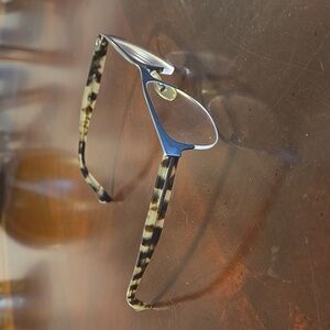 Prada Eyeglasses VPR 54S UEZ-1O1 Brown/Yellow Tortoise Frame Italy